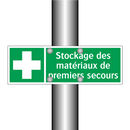 Stockage des matériaux de premiers secours
