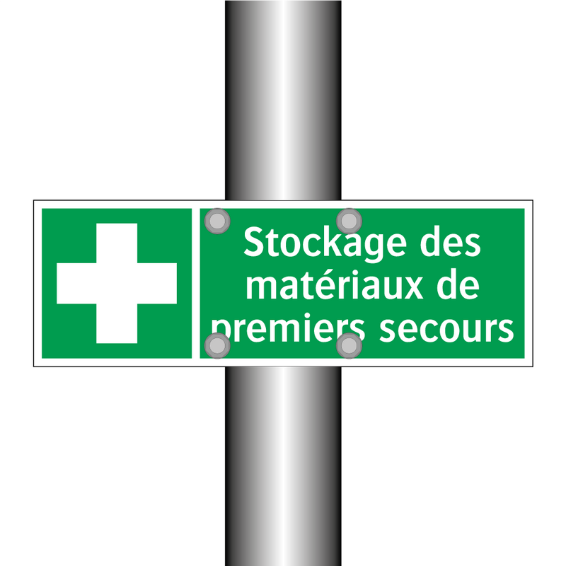 Stockage des matériaux de premiers secours
