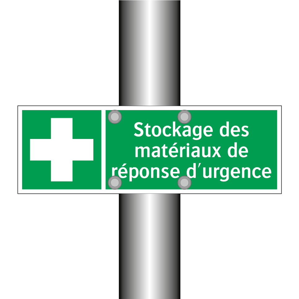 Stockage des matériaux de réponse d'urgence