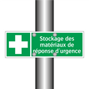 Stockage des matériaux de réponse d'urgence