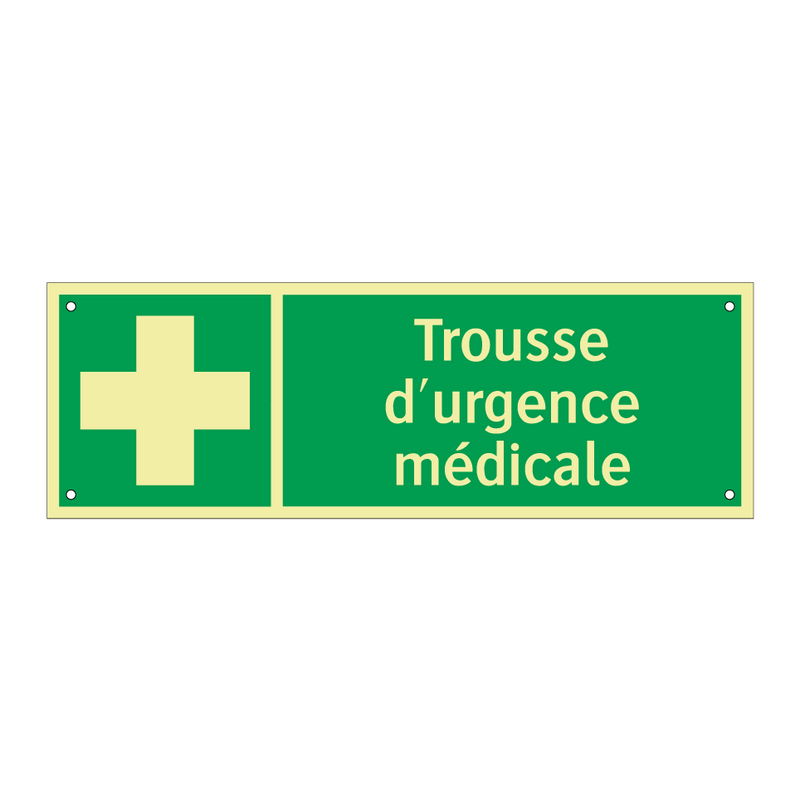 Trousse d'urgence médicale