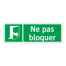 Ne pas bloquer