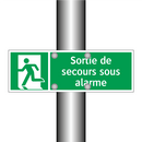 Sortie de secours sous alarme