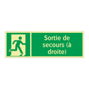 Sortie de secours (à droite)