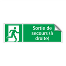 Sortie de secours (à droite)