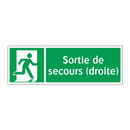 Sortie de secours (droite)