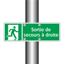 Sortie de secours à droite