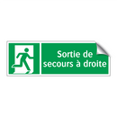 Sortie de secours à droite
