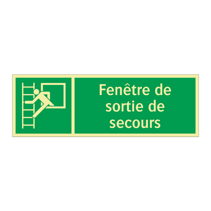 Fenêtre de sortie de secours