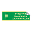 Échelle de secours pour sortie de secours