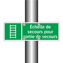 Échelle de secours pour sortie de secours