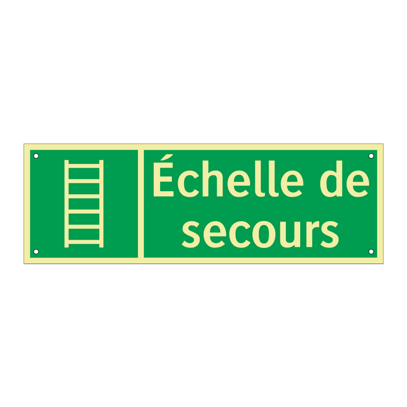 Échelle de secours