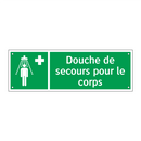 Douche de secours pour le corps