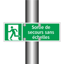Sortie de secours sans échelles
