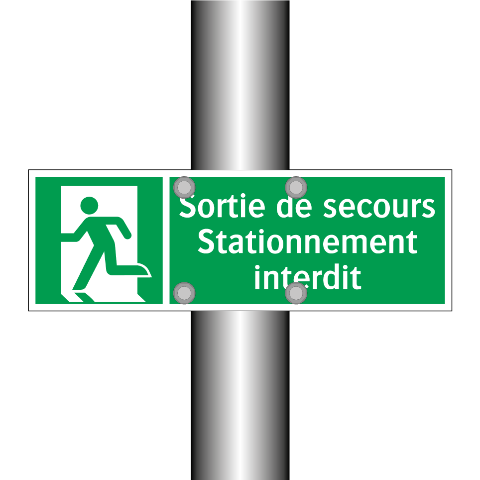 Sortie de secours Stationnement interdit
