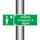 Douche d'urgence à droite