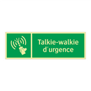 Talkie-walkie d'urgence