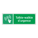 Talkie-walkie d'urgence