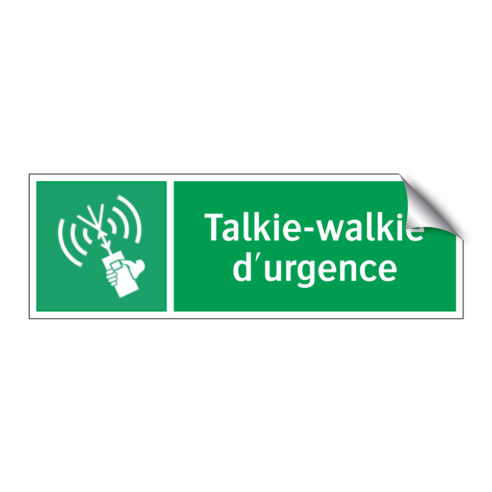 Talkie-walkie d'urgence
