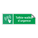 Talkie-walkie d'urgence