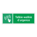 Talkie-walkie d'urgence