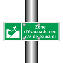 Zone d'évacuation en cas de tsunami