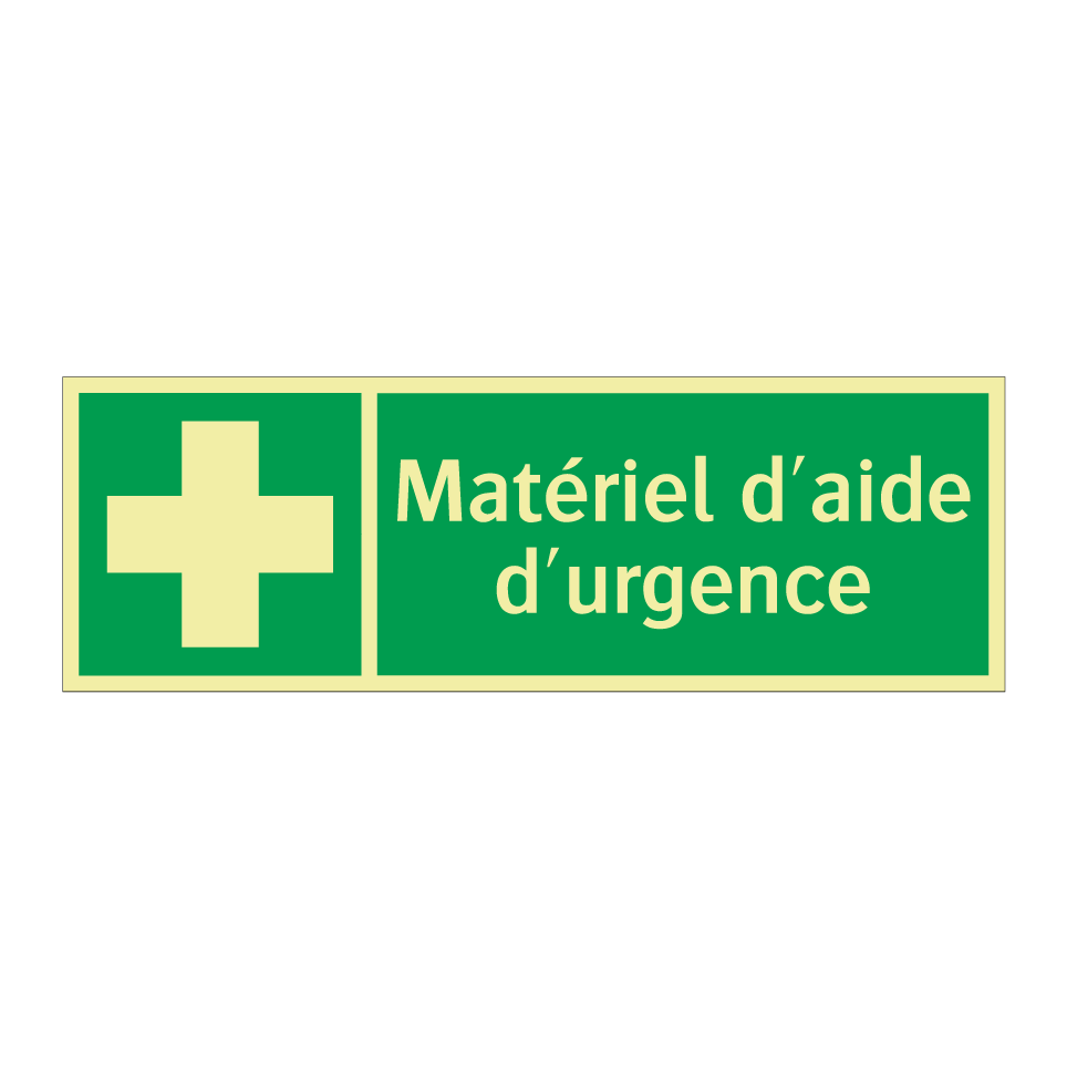 Matériel d'aide d'urgence