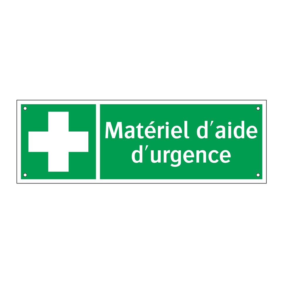 Matériel d'aide d'urgence