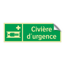 Civière d'urgence