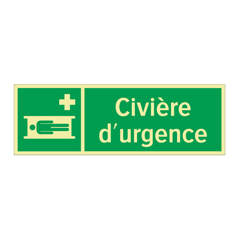 Civière d'urgence