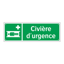 Civière d'urgence