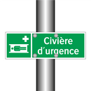 Civière d'urgence