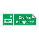 Civière d'urgence