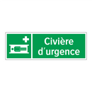 Civière d'urgence