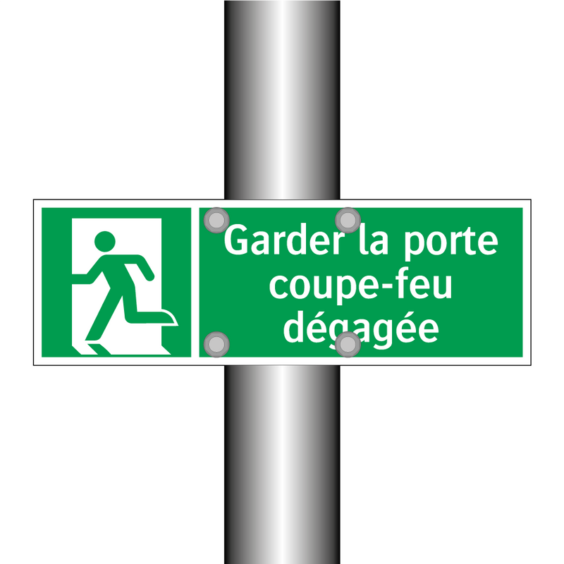 Garder la porte coupe-feu dégagée