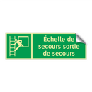 Échelle de secours sortie de secours