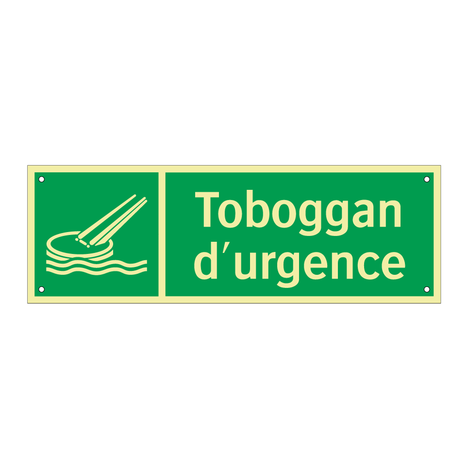 Toboggan d'urgence