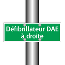 Défibrillateur DAE à droite