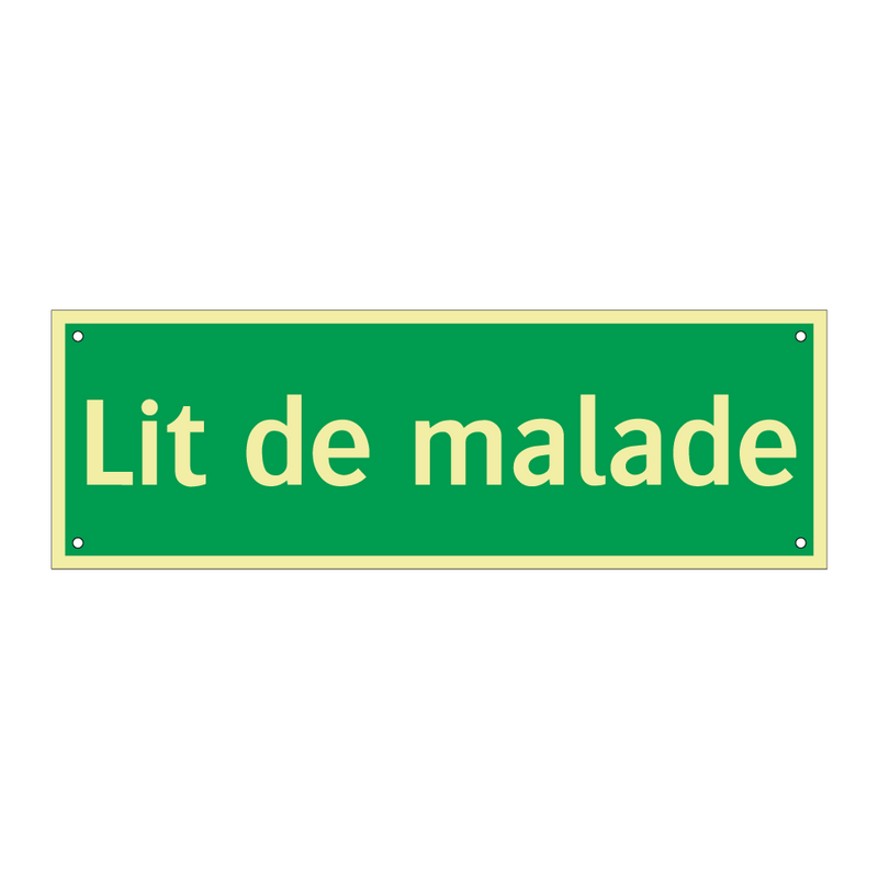 Lit de malade