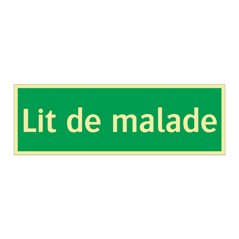 Lit de malade