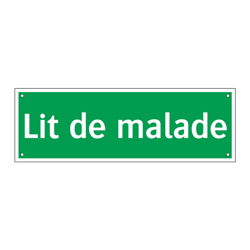Lit de malade