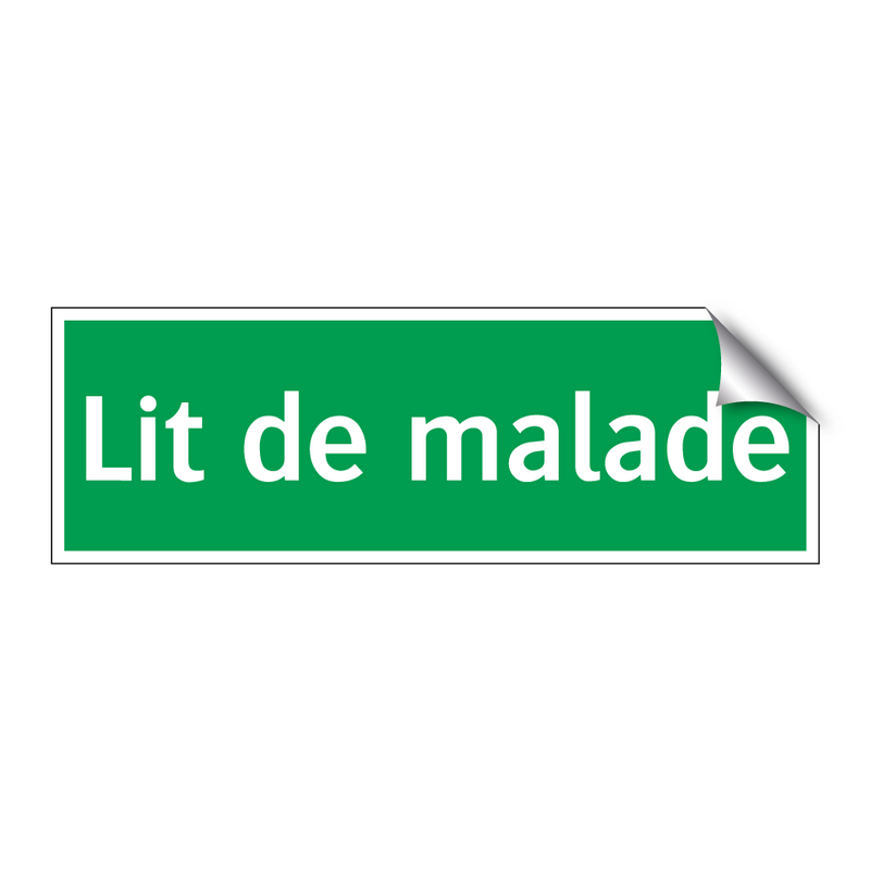 Lit de malade