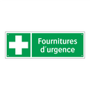 Fournitures d'urgence