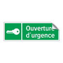 Ouverture d'urgence