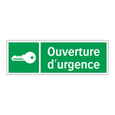 Ouverture d'urgence