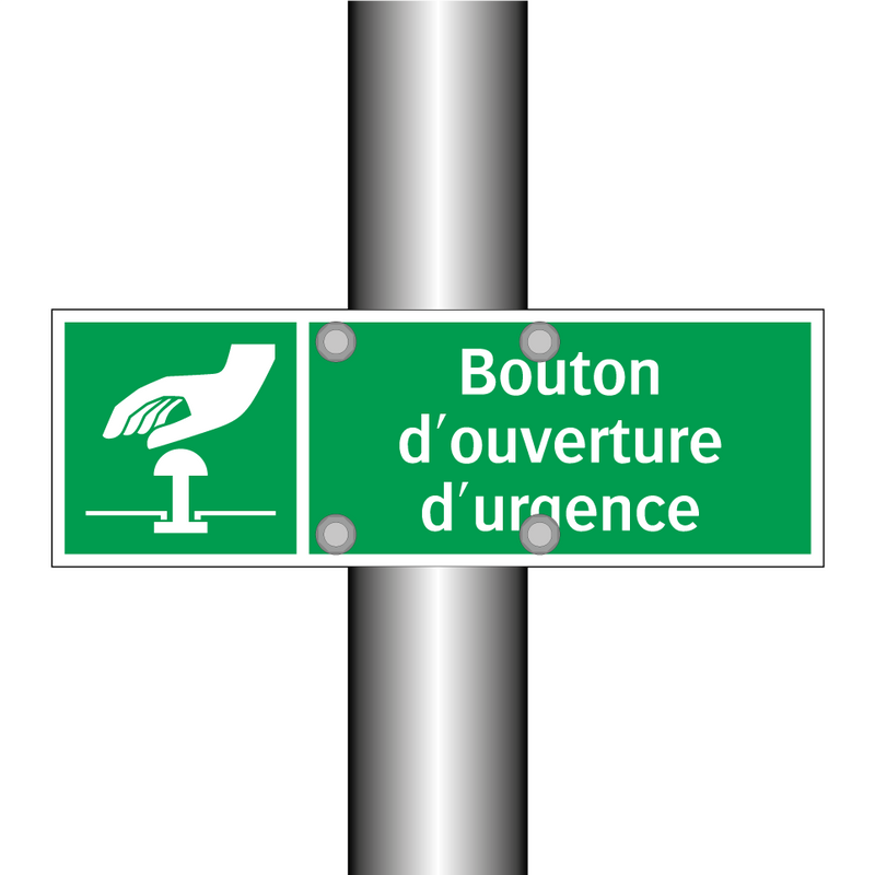 Bouton d'ouverture d'urgence