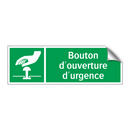Bouton d'ouverture d'urgence