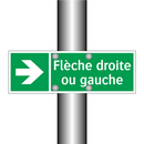 Flèche droite ou gauche