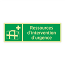 Ressources d'intervention d'urgence