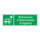 Ressources d'intervention d'urgence